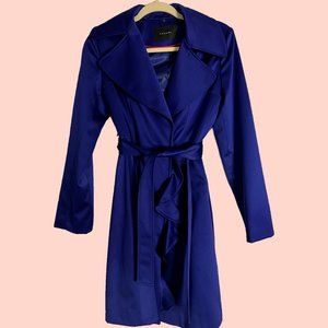 Elie Tahari Blue Dress Coat